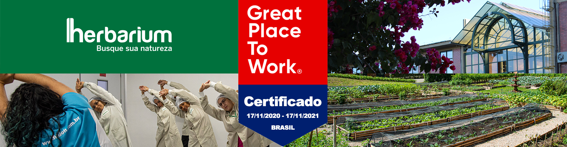 Herbarium é certificada pela GPTW como um excelente lugar para